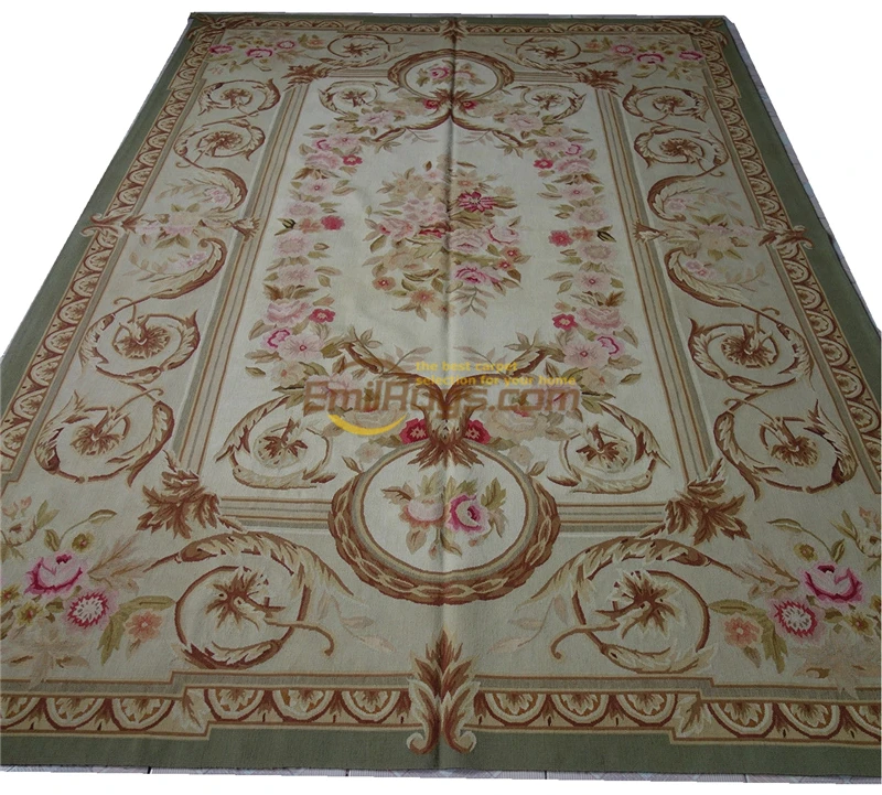 

Rugs And Carpets Rushed Styling Alfombra Pure Handmade Wool Carpet french black aubusson rugs for sale k7gc147aubyg30