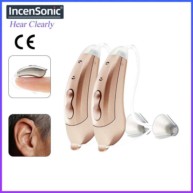 Mini RIC 6-channels Digital Hearing Aid Audifonos AAB52P Sound Amplifiers Hearing Device Ear Hearing