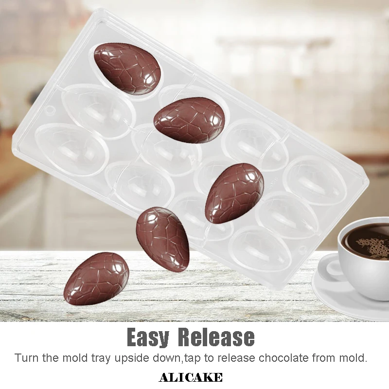 3D формы для шоколадных конфет поликарбонат рождественский санта-клаус