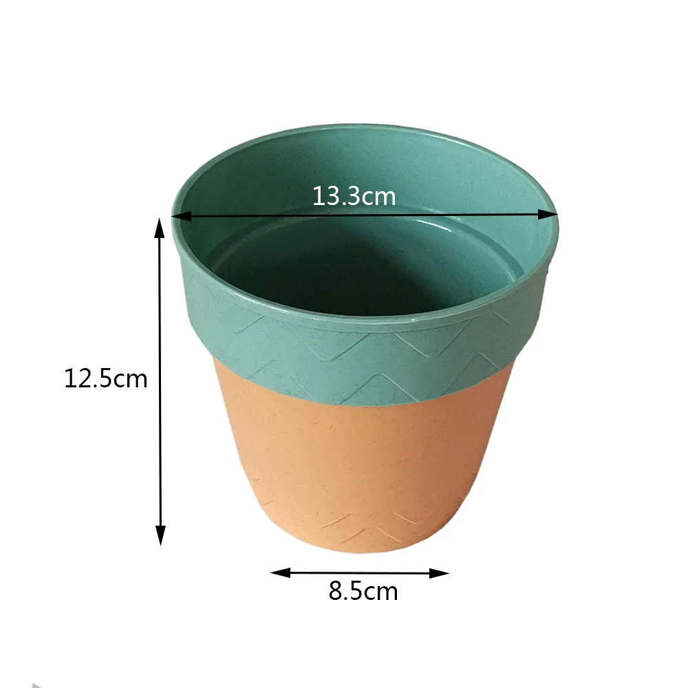 Современный простой стильный пластиковый самополивающийся цветочный горшок для