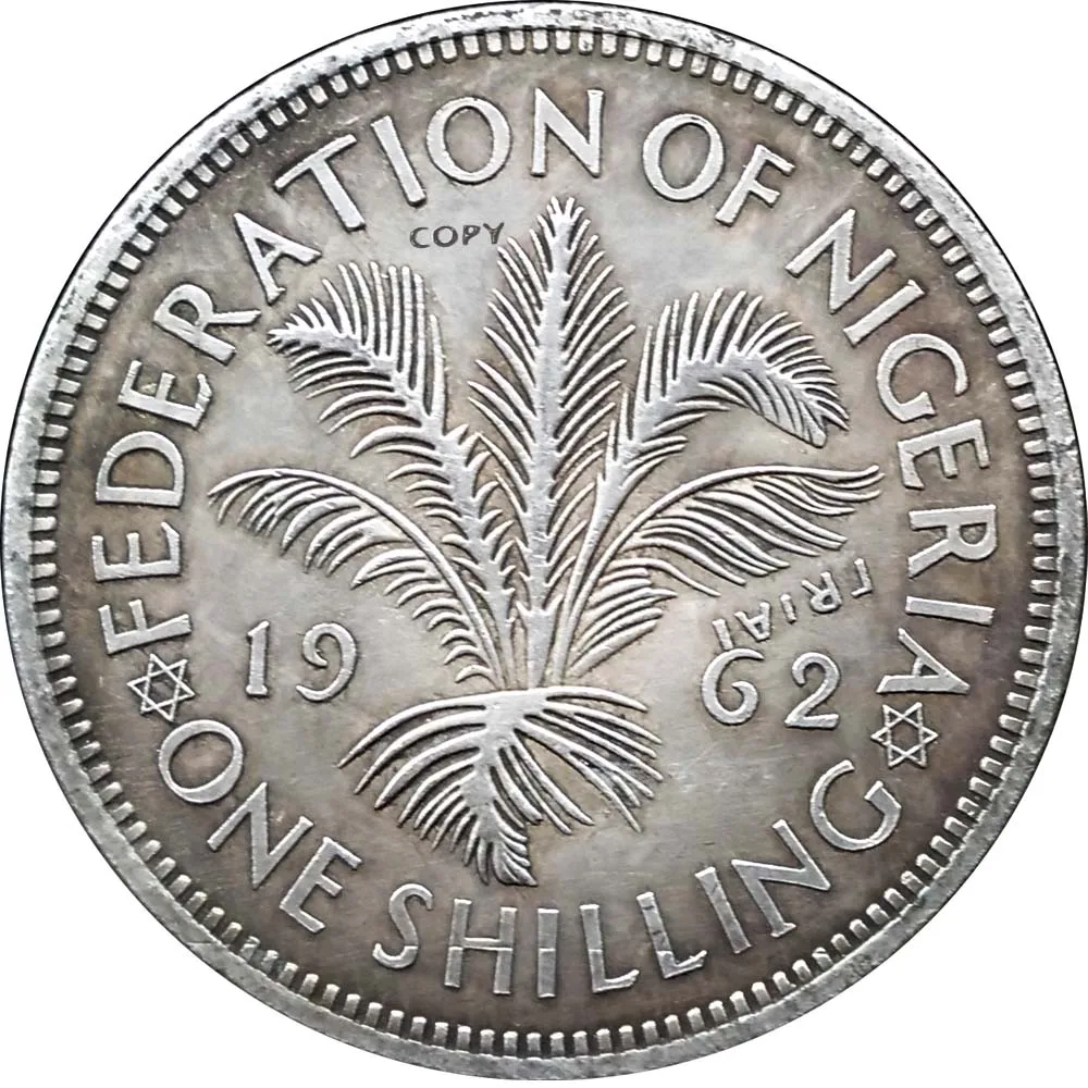 Нигерийская старая монета коллекционные вещи 1962 копия монеты 38 мм коллекция