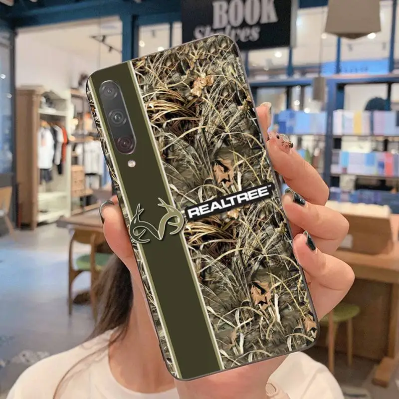 CUTEWANAN Американский Камуфляжный Бренд REALTREE Мягкий силиконовый чехол для телефона