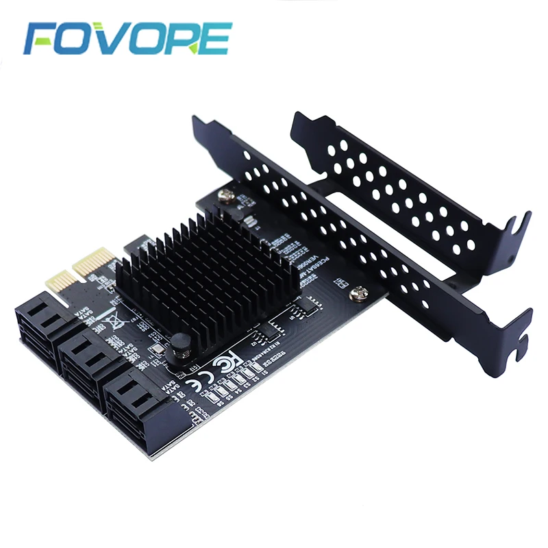 плата контроллера sata 30 pci e 6 гбитс 6