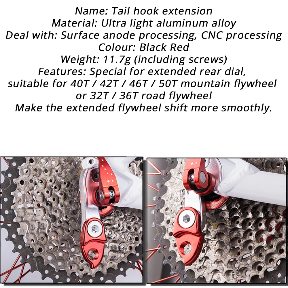 Удлинитель переключателя передач задний для горного велосипеда 11 42t 46t 50t 36T