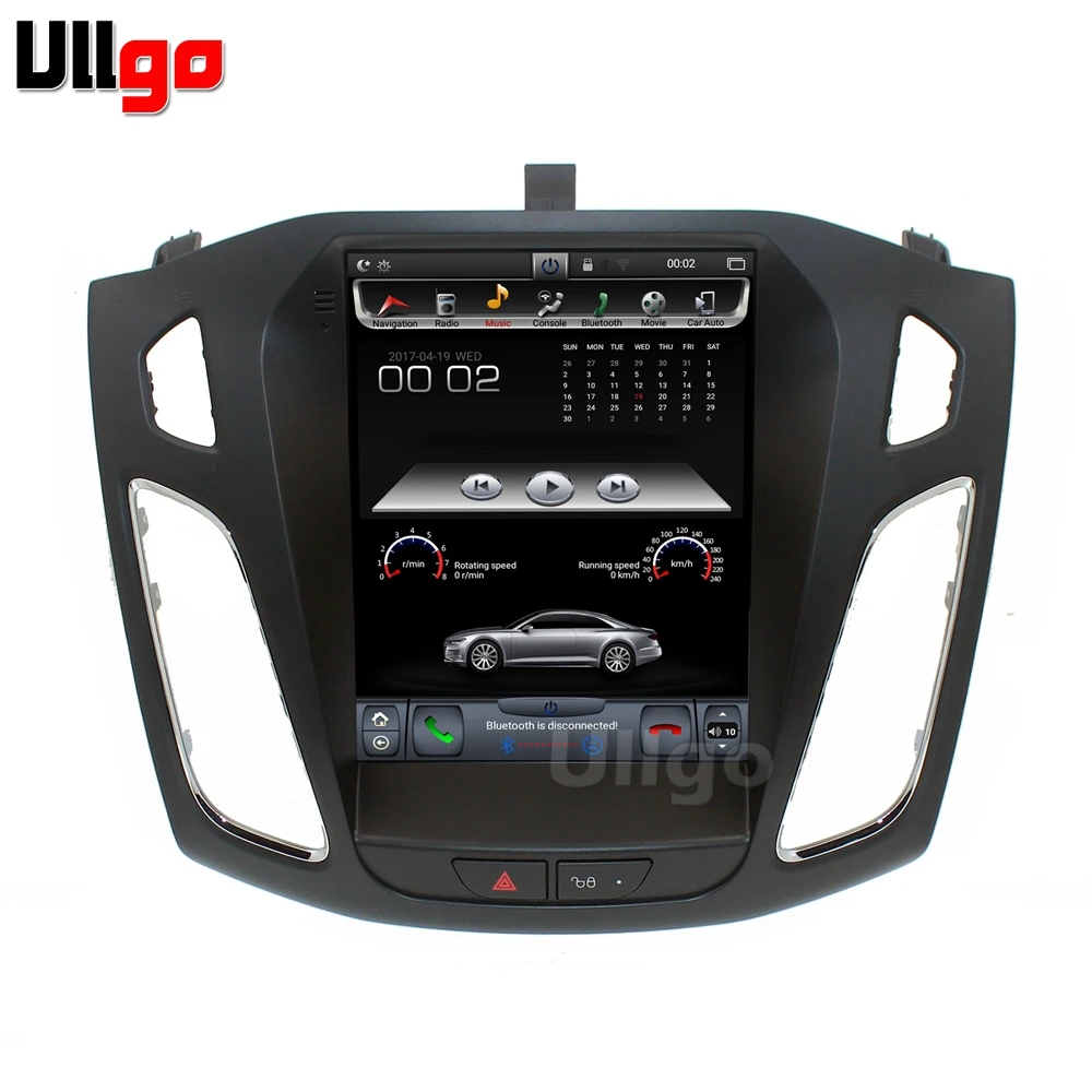Tesla style Android 8 1 автомобильный DVD GPS для Ford Focus 2012 2017 Авторадио Головной блок Navi с