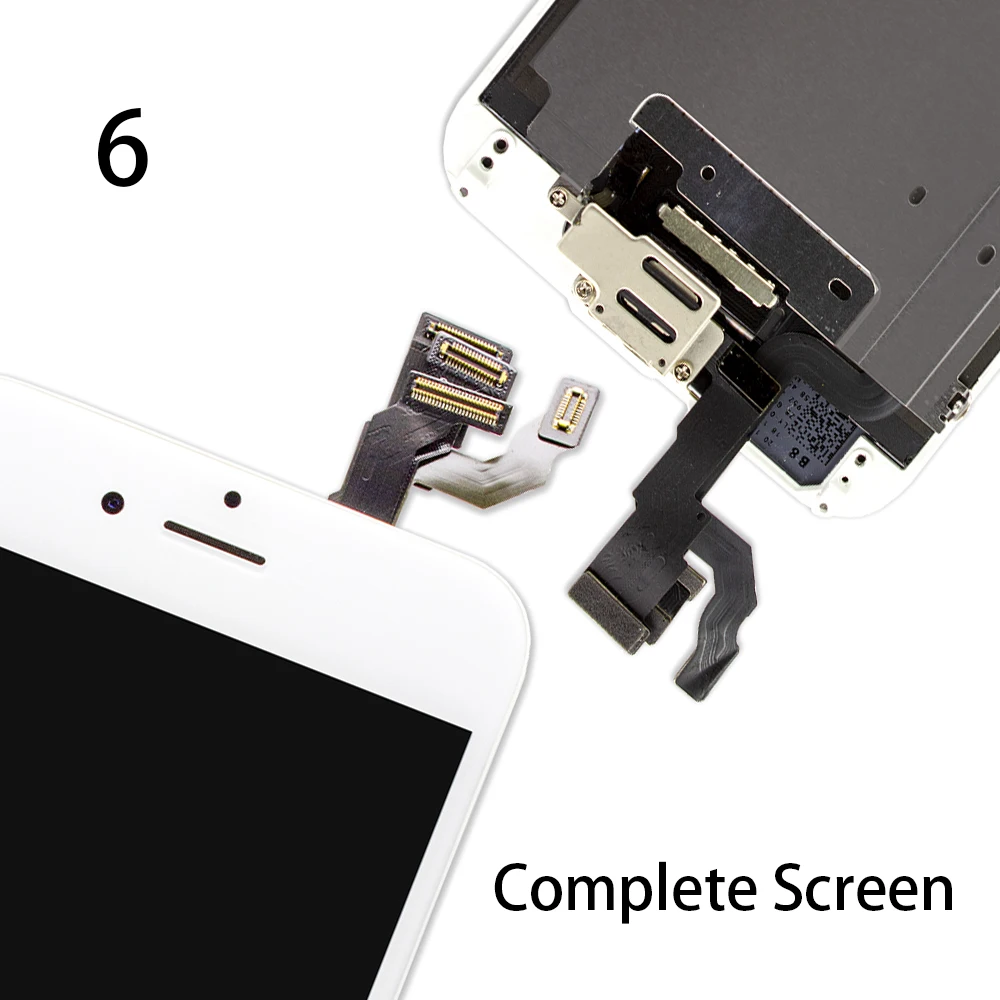 Полная сборка ЖК-дисплей для iPhone 6 6s 6plus 6s Plus 3D Ecran экран замена дисплей с фронтальной камерой+ динамик