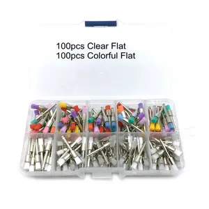 200 шт., полировальная щетка для зубов