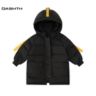 OASHTH, зимняя детская одежда, детская стеганая куртка с капюшоном для мальчиков, плотная