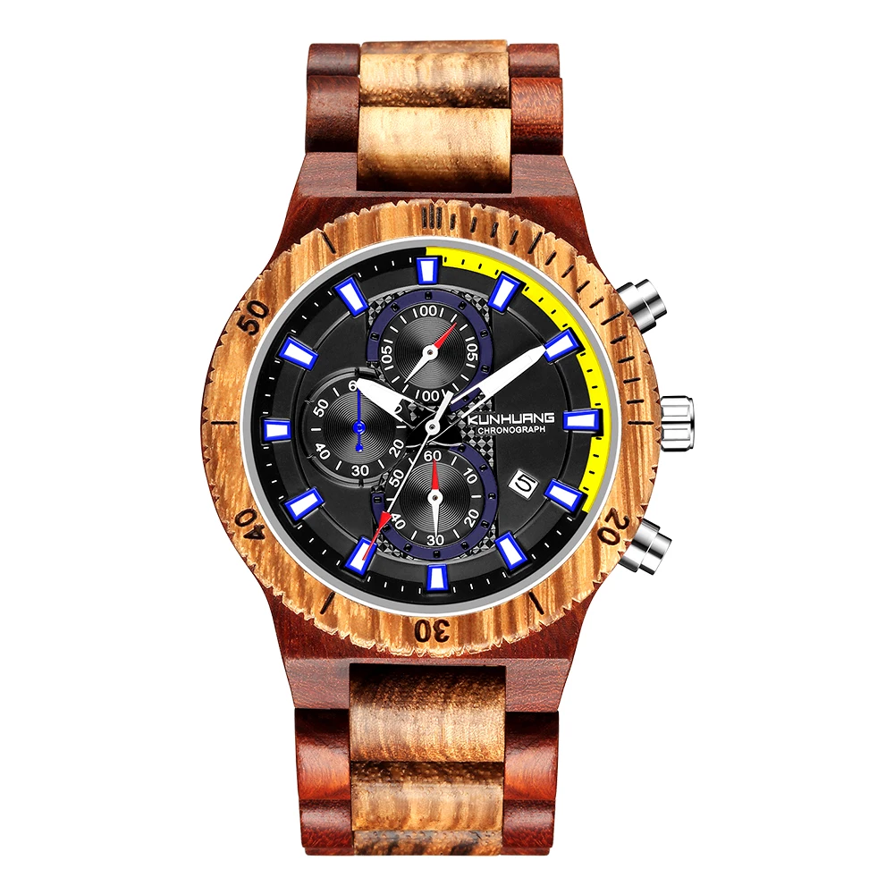 Деревянные мужские часы фирменные erkek kol saati роскошные стильные zebravwood армейские