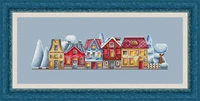 zz1377 diy homefun cross stitch kit packages counted cross stitching kits new pattern not printed cross stich painting set