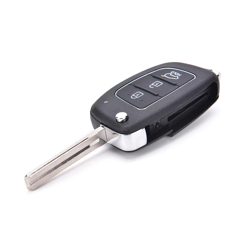 Сменный Чехол для автомобильного ключа с 3 кнопками Hyundai ix45 Santa раскладной чехол