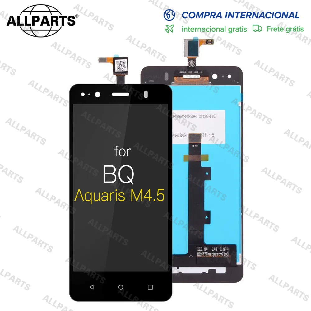 

Оригинальный дисплей для BQ Aquaris M4.5 LCD кодирующий преобразователь сенсорного экрана в сборе, запасные части