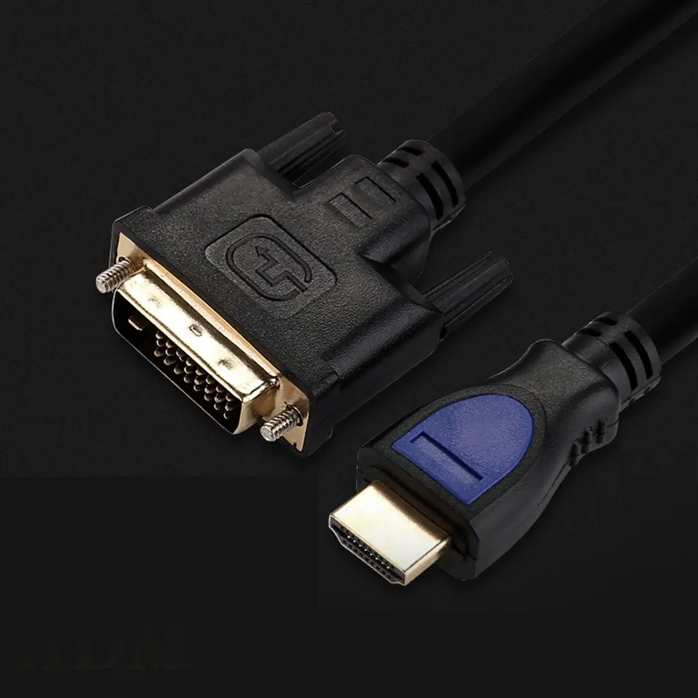 Мультимедийный интерфейс высокой четкости к кабелю адаптера DVI 1080P двойной