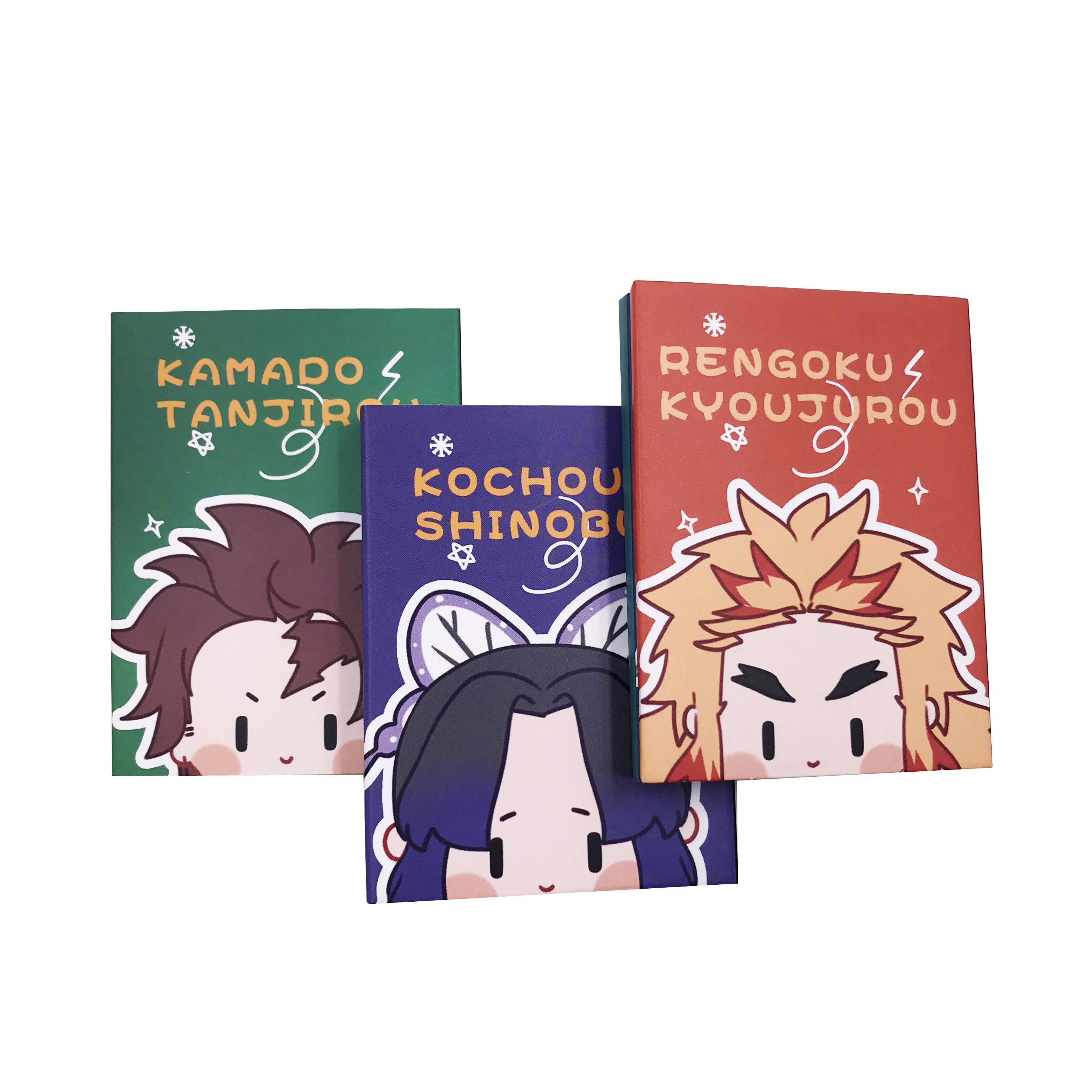 

2021Anime Demon Slayer Kamado Tanjirou Cute Mini Loose Leaf Diary Book Cartoon Notebook Post-It Stationery Xmas Gifts New
