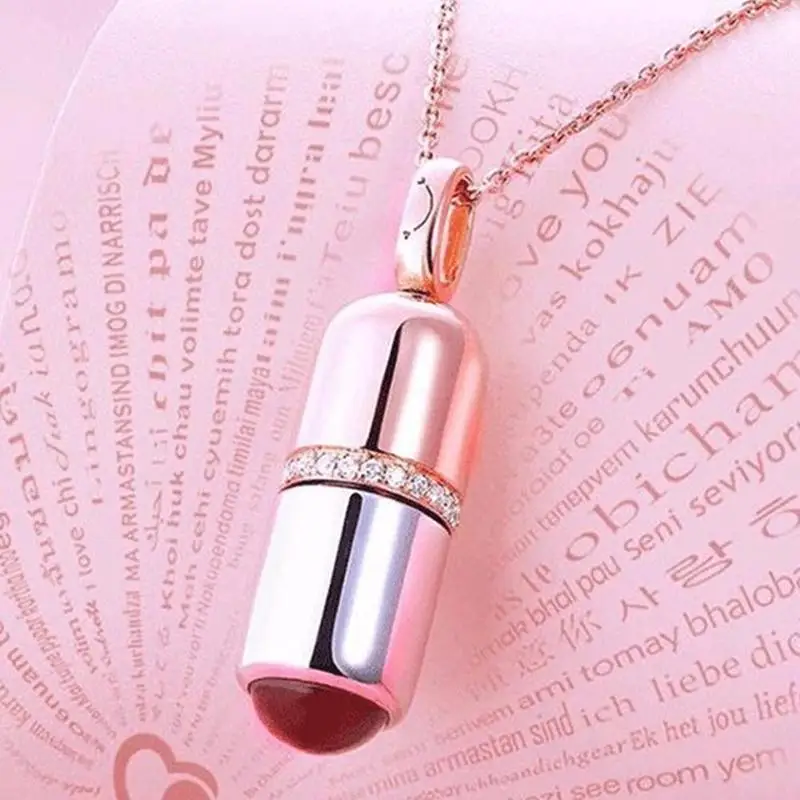 Ожерелье с проекцией языка я люблю тебя на 100 языках s Стальная подвеска ювелирные
