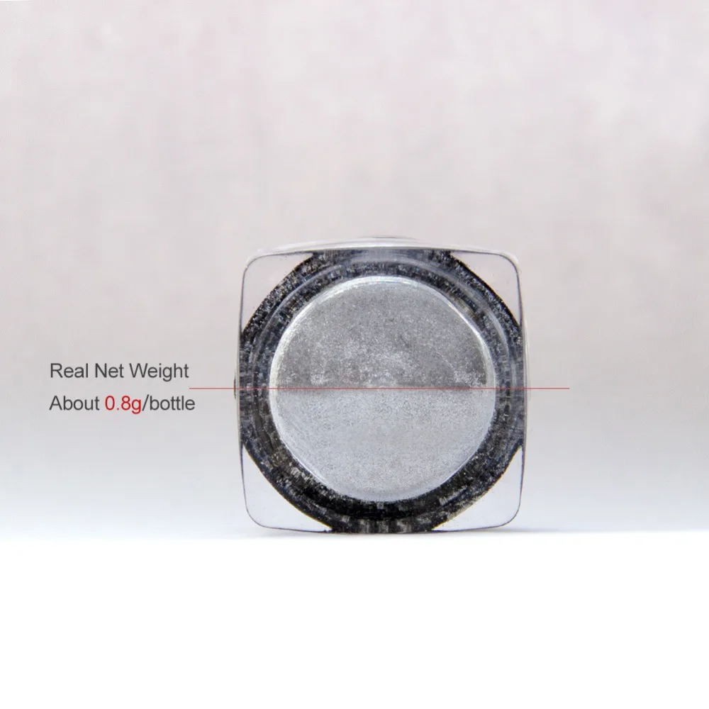 COSCELIA микро блестящий порошок зеркальный блеск голографический лазерный лак для