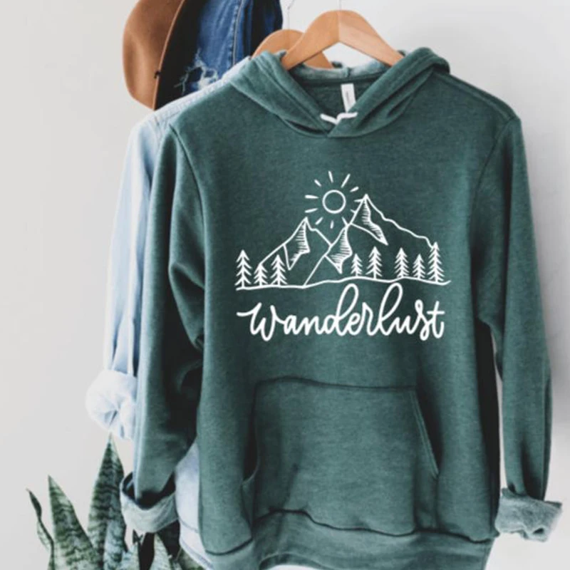

Wanderlust Casual unisex hoodie