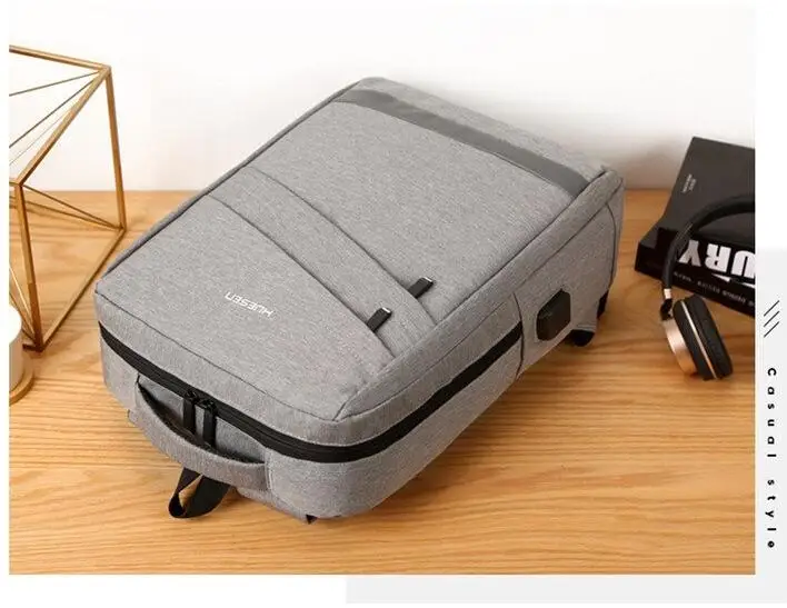 Новый молодежный модный рюкзак с USB бизнес-компьютерной сумкой офисный в наличии