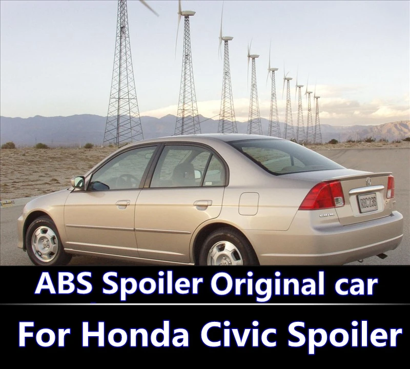 Спойлер Golden Code 2001 2002 для honda civic спойлер высокого качества и твердого АБС