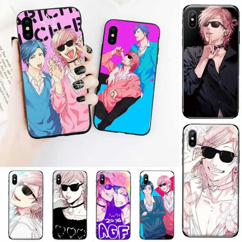 

Anime Yarichin bitch Club Phone Case for iPhone 11 12 mini pro XS MAX 8 7 6 6S Plus X 5S SE 2020 XR