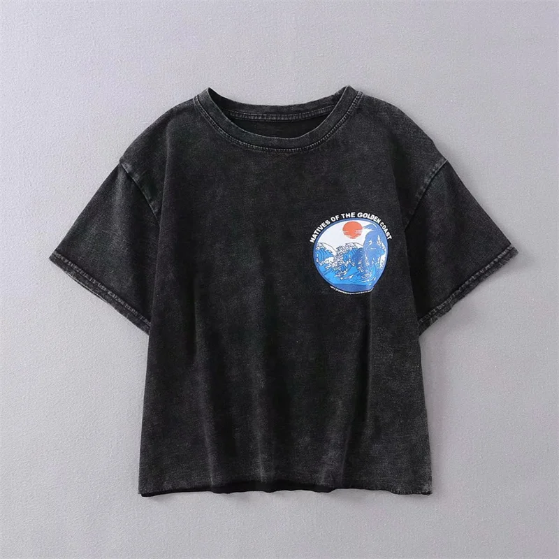 

Футболка женская приталенная с круглым вырезом и коротким рукавом