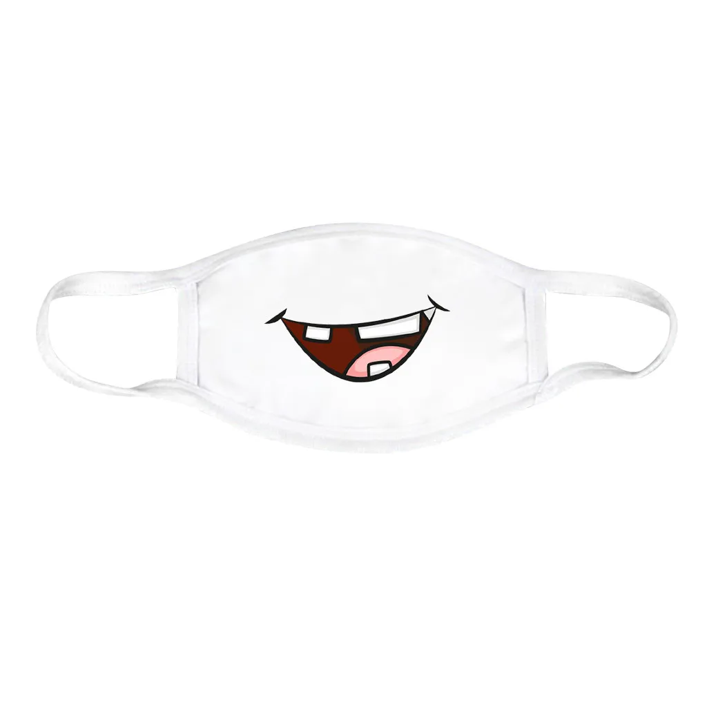 Unisex Kawaii Cartoon 3D Mask Dustproofs Fashion Printing Can Be Washed Cotton Face Mouth mascarillas para niños #j2s | Аксессуары для