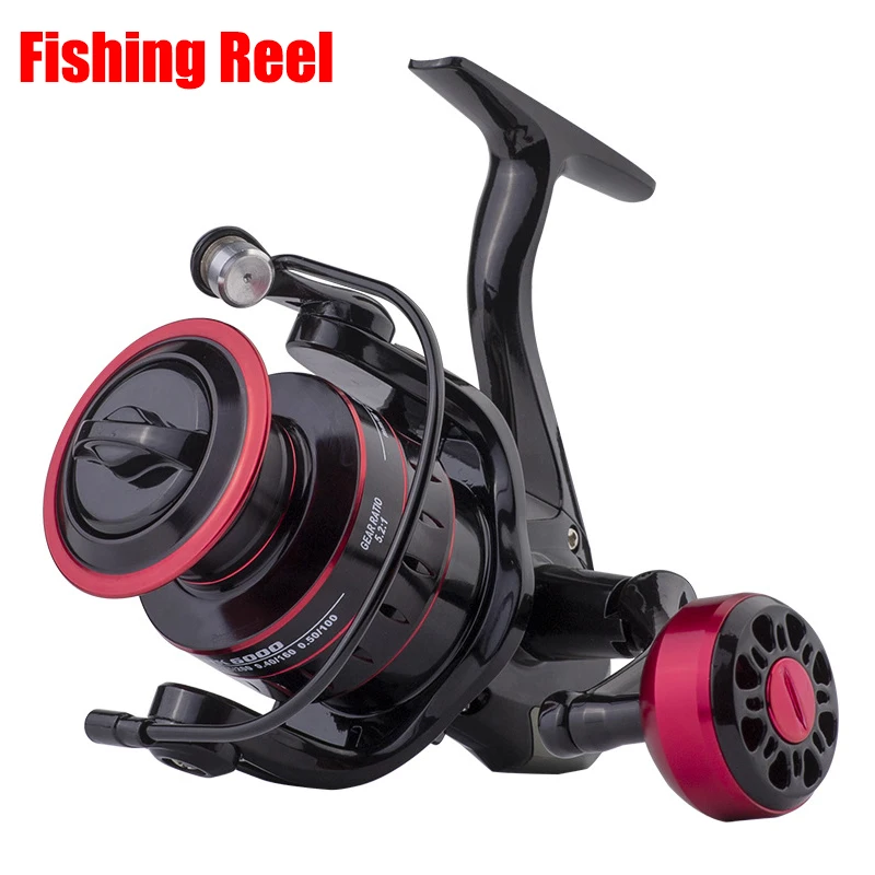 

High Quality Fishing Reel Gear 5.2:1 Fishing Reel 1000-7000 Series Spinning Reel 8Kg Max. Drag Carp Fishing Tackles Accessories