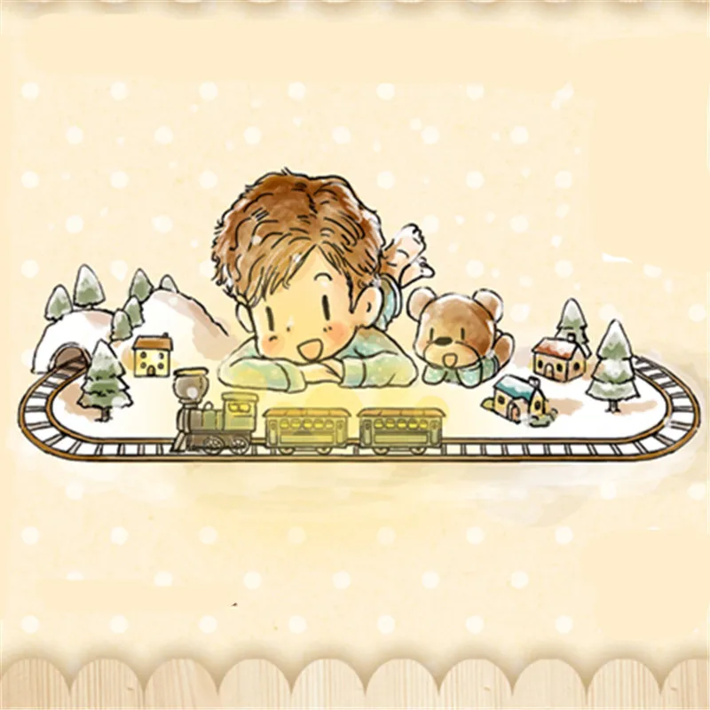 Резиновые силиконовые прозрачные штампы для скрапбукинга тампоны Печатные фоны