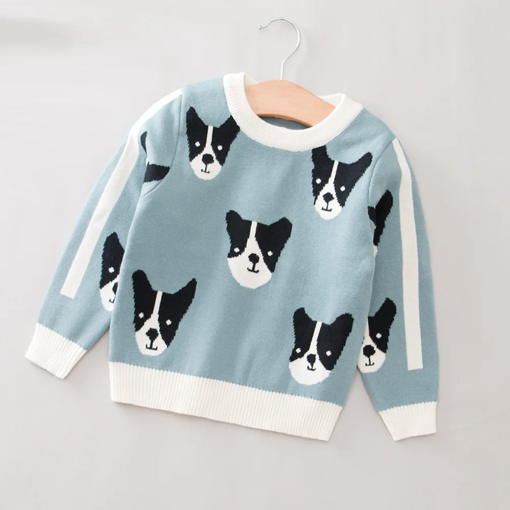 2019 осенне-зимний хлопковый свитер для мальчиков Детский кардиган детские
