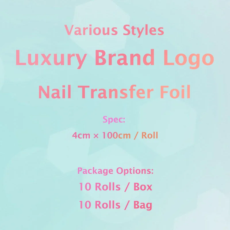 10 рулонов/коробка фольга для ногтей|Стикеры и наклейки| |