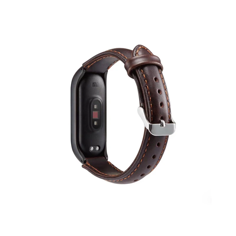 Для Xiaomi Mi Band 3 Smart ring спортивный браслет из натуральной кожи ремешок для 4 сменный