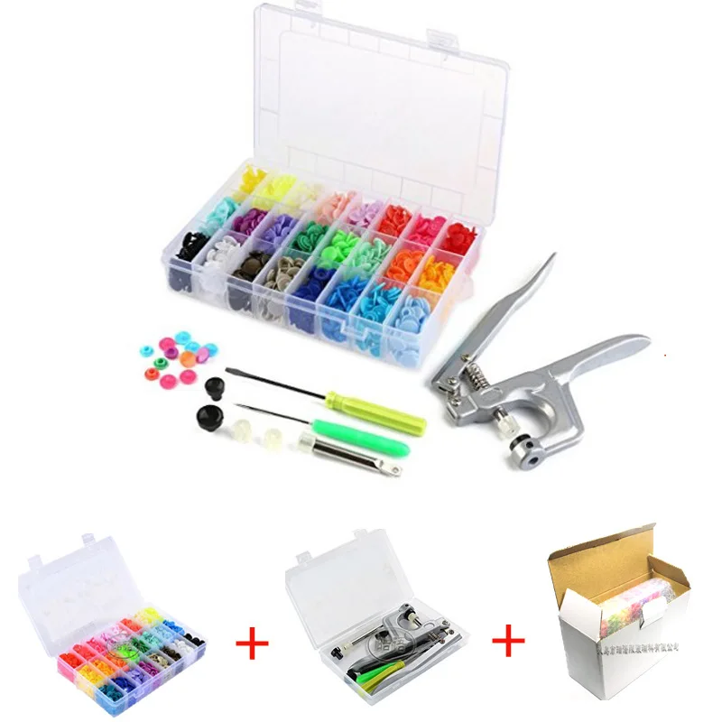 

DIY Buttons for Children Clothes Decorative Buttons for Crafts Prong Ring Press Studs Snap Fasteners Set Needlework Accessories