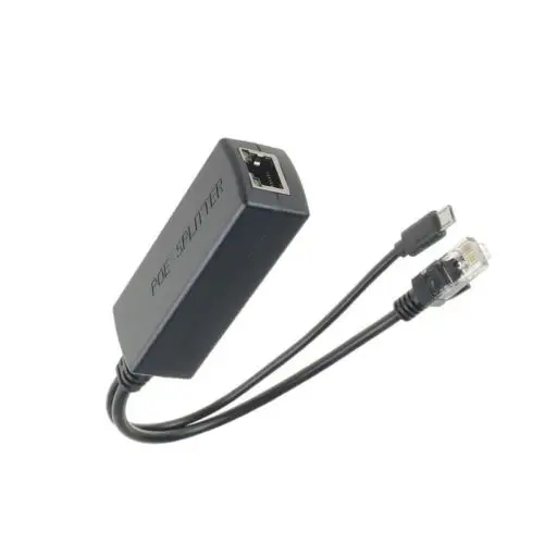1 шт. микро USB Активный сплиттер POE мощность 48 В до 5 2.4A для Raspberry pi 3 доска |
