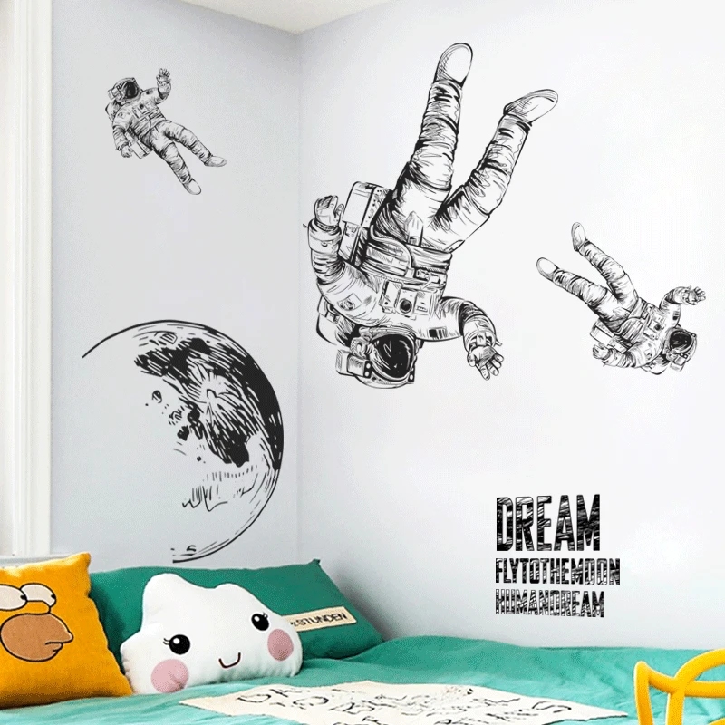 Dream for space наклейки на стену для детской спальни декор комнаты экологичные