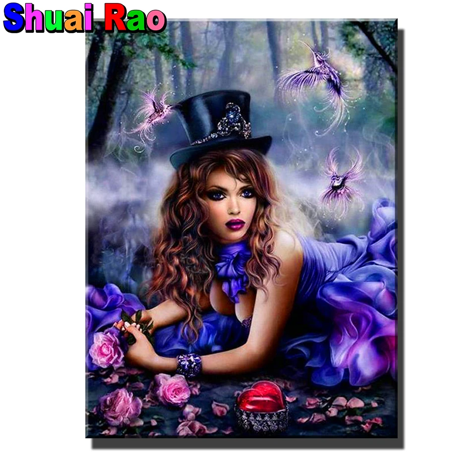 3d Алмазная живопись сделай сам сексуальная женщина настенное искусство полная