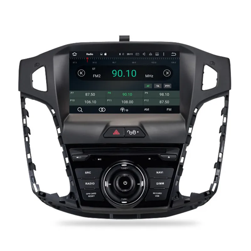 Android 10 0 автомобильный Радио dvd-плеер для Ford Focus 2011 2012 2013 2014 аудио GPS Мультимедиа