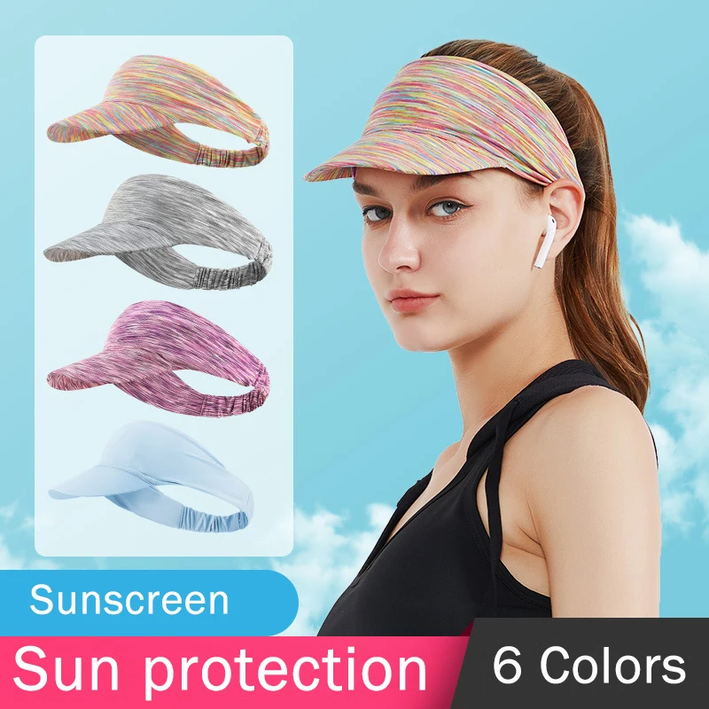 Летняя уличная Солнцезащитная и Мужская женская дышащая спортивная повязка на голову пустая верхняя Кепка