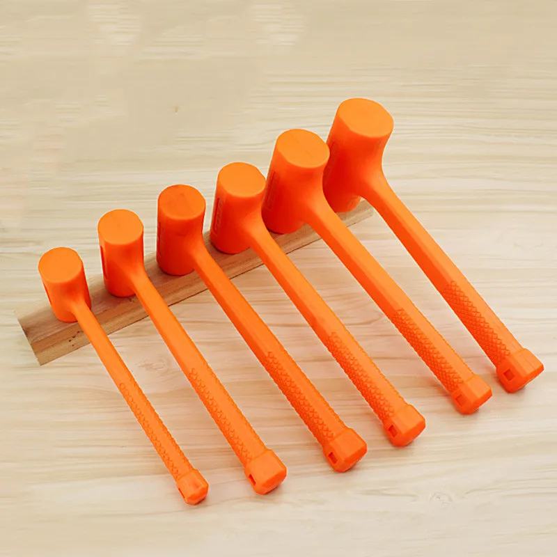 Нескользящий Резиновый молоток 0 5 4 фунта оранжевая стальная шариковая