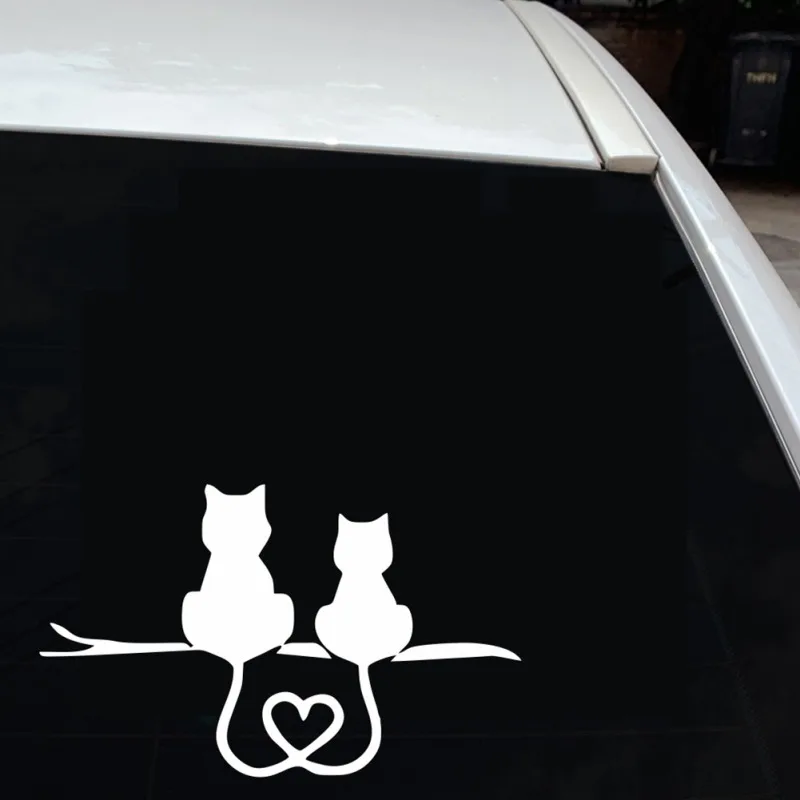 Виниловая наклейка графика 3D сторона милый кот тело для транспортных средств