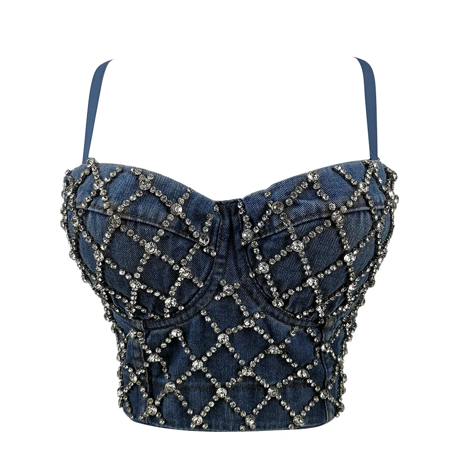 

CIEMIILI новые женские сандалии с бусами модные вечерние топы 2021 сексуальное платье без рукавов на бретельках, регулируемый Жан кроп Топ