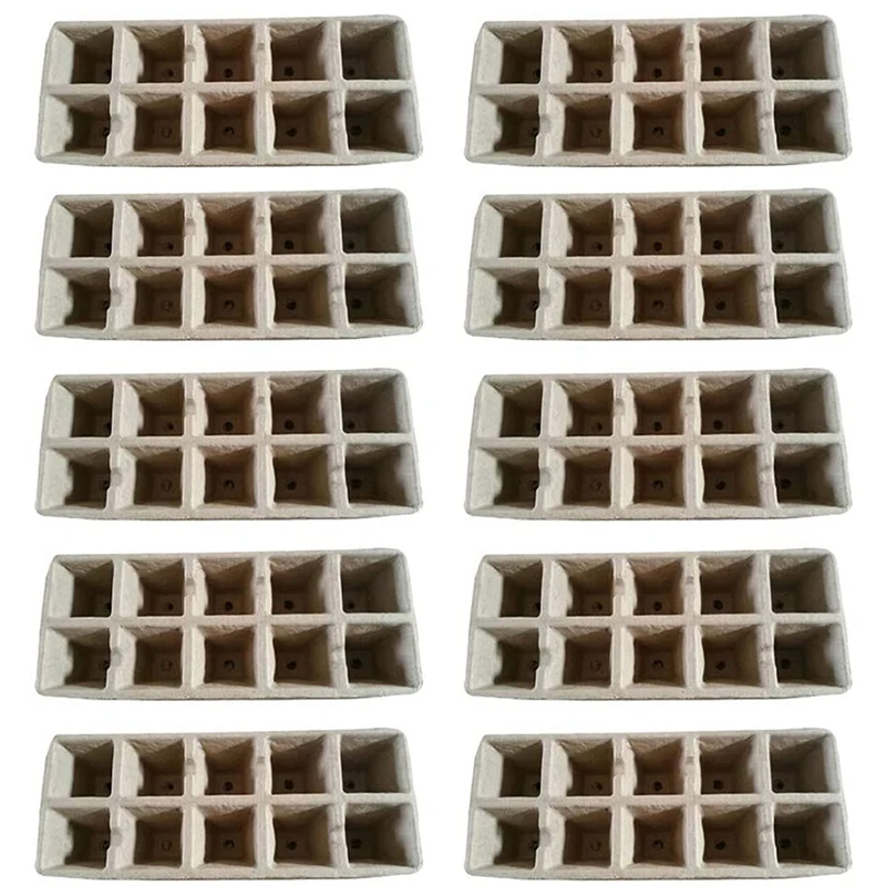 Стартовый поднос семян пачки из 20 шт Биоразлагаемые горшки для рассады овощей