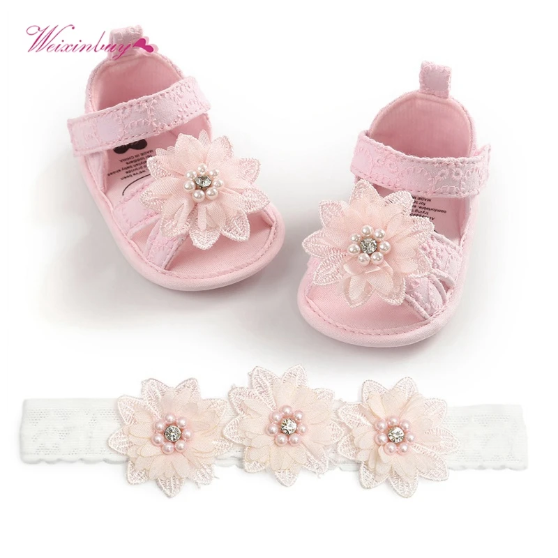 Летняя одежда для малышей 2020 г. Сандалии с цветочным рисунком новорожденных