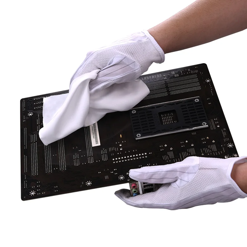 Микрофибра Очищающая комната 100% салфетки из полиэстера для очистки LCD TFT и CSTN