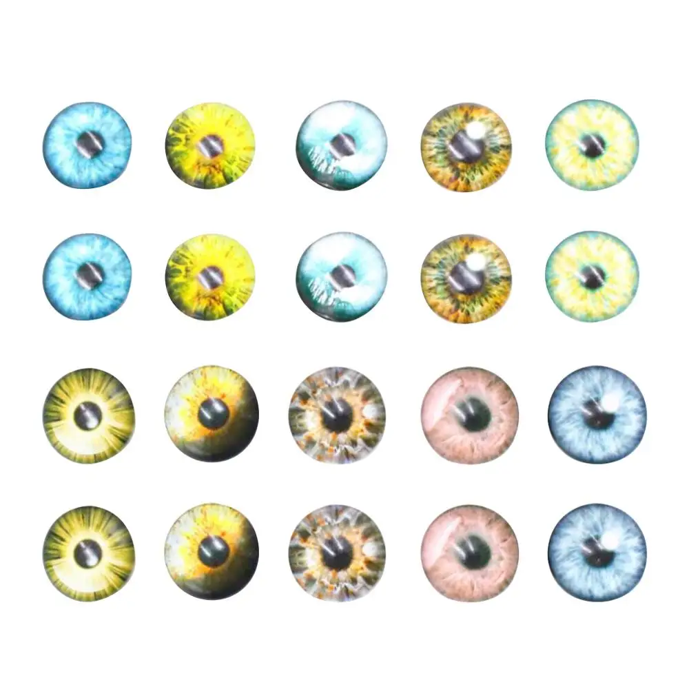 Бесплатная доставка Партия из 20 пар стеклянная кукла глазами животных поделки