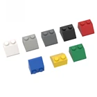 10 шт. DIY мс 3039 наклоном 45 2x2 кирпича Запчасти строительные блоки толстые фигуры Пластик игрушки для детей