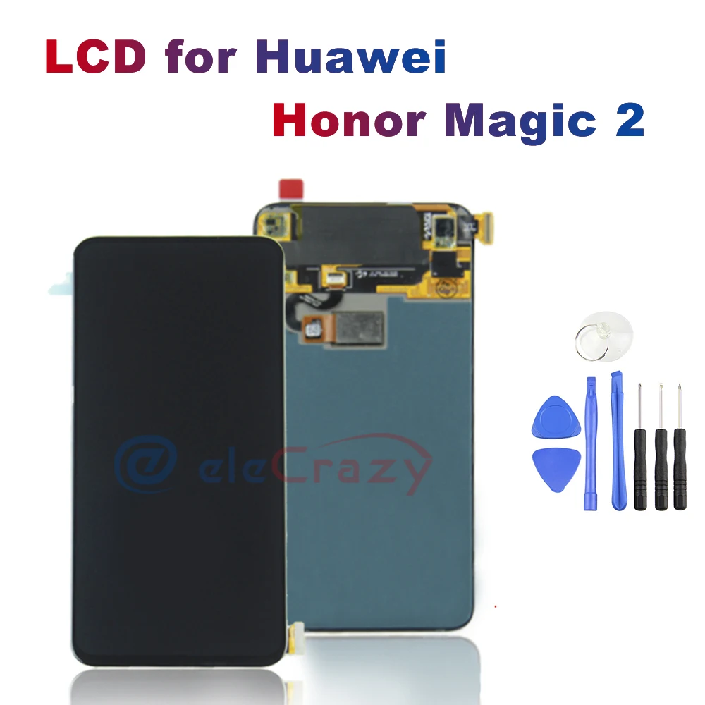 Original AMOLED LCD Display For Huawei Honor Magic 2 Touch Screen Digitizer Assembly Replacement 100% Testing