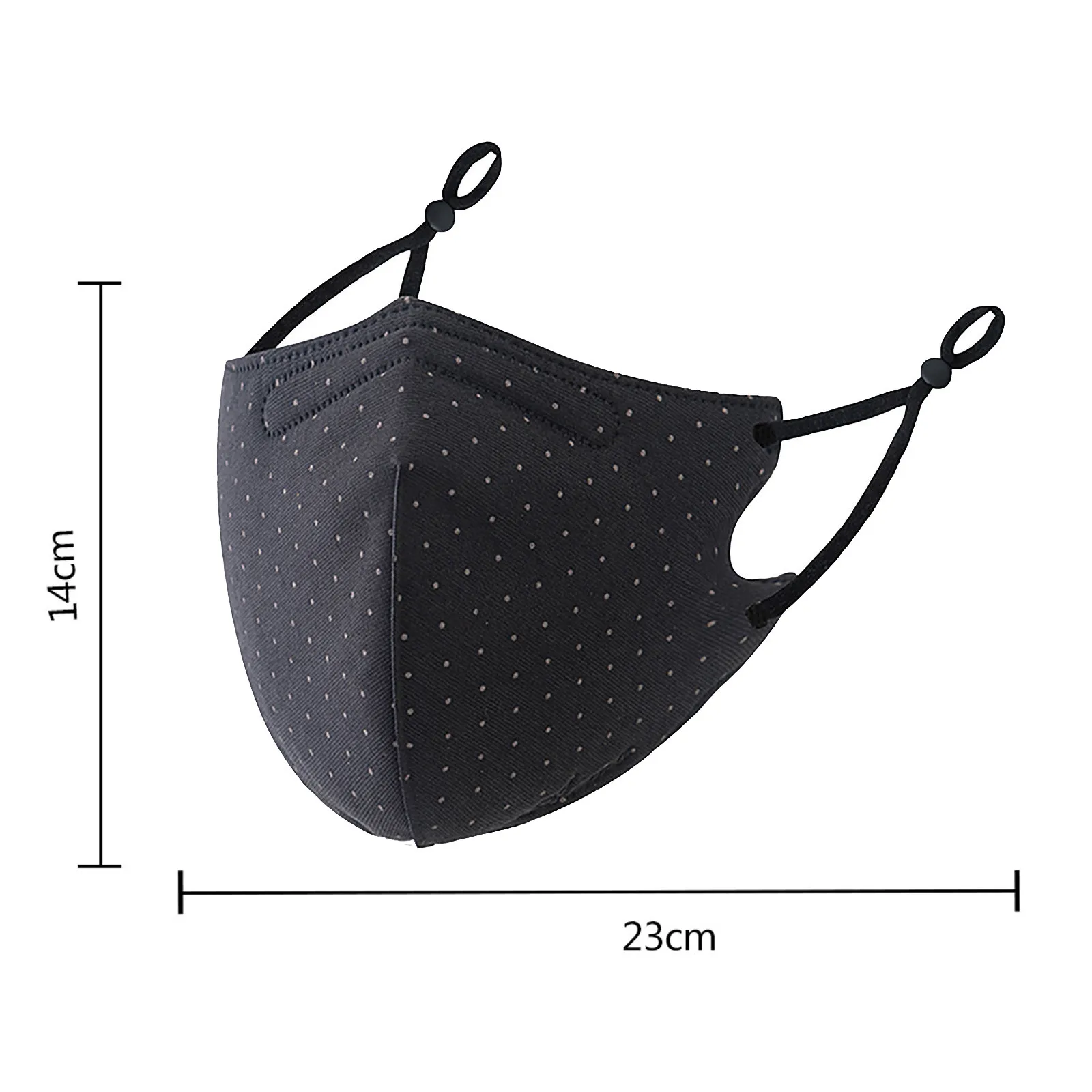 Накидка на рот для взрослых регулируемая моющаяся Защитная дышащая многоразовая