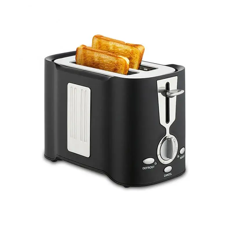 

2 Slices Automatic Fast Heating Bread Toaster Household Breakfast Maker Stainless Steel Toaster Oven Baking Cooking 800W 220V