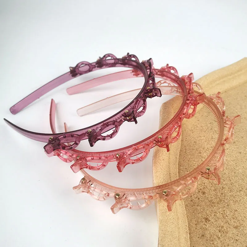 

Unisex Hairband Headband Men Women Sports Hair Band Hoop Metal Hoop Double Bangs Hairstyle Hairpin Hiar Accessories