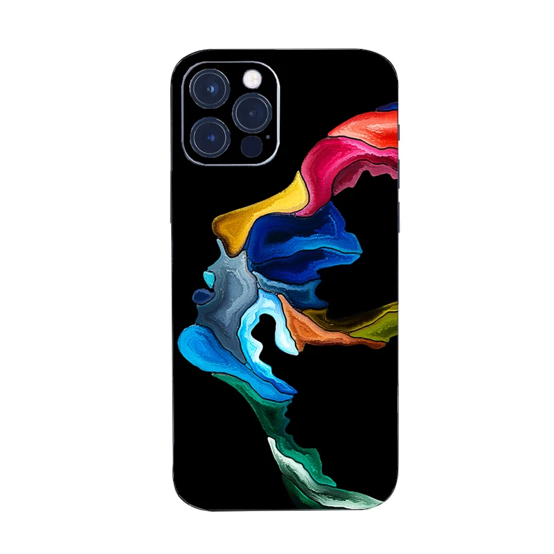 Цветные Матовые чехлы с милым рисунком пленка наклейка для телефона iPhone 13 Pro Max Mini